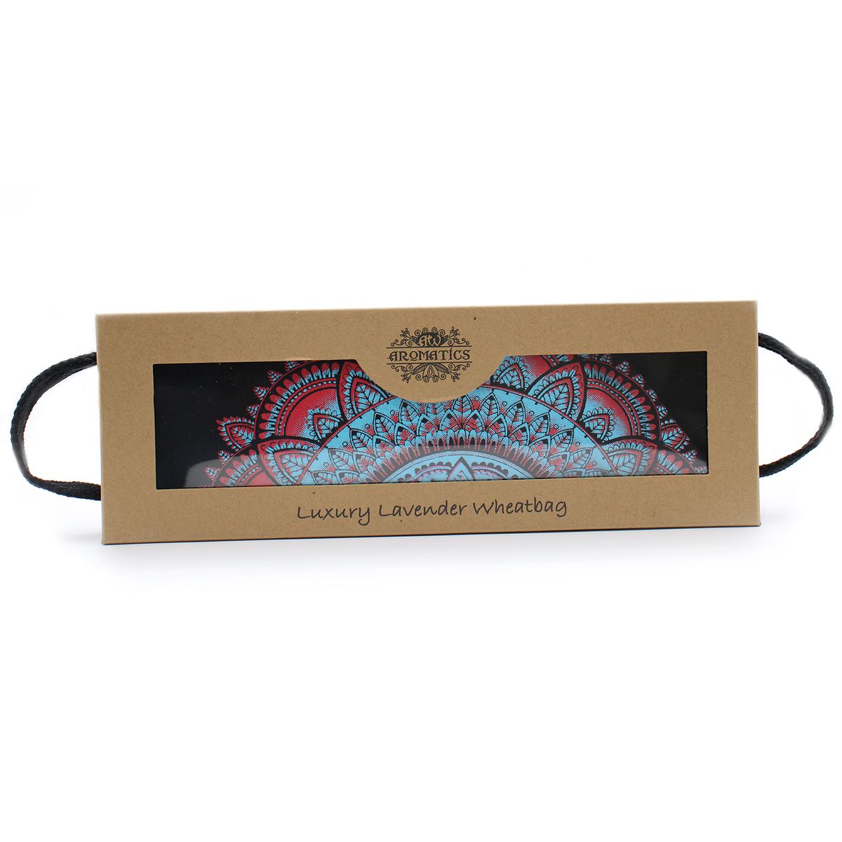 Saco de trigo com lavanda de luxo em caixa de presente - Mandala