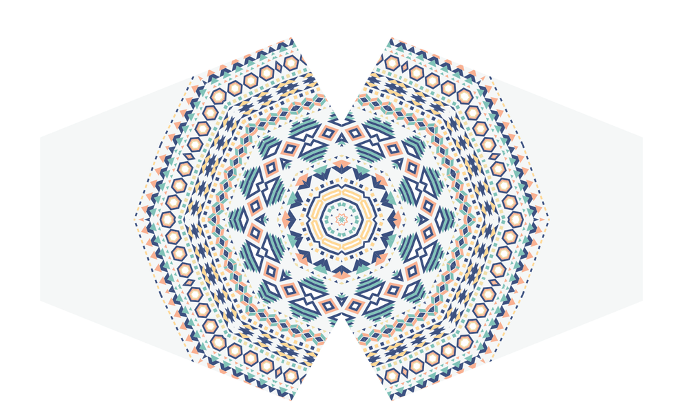 Återanvändbart Munskydd - Aztekisk Stam (Vuxen)