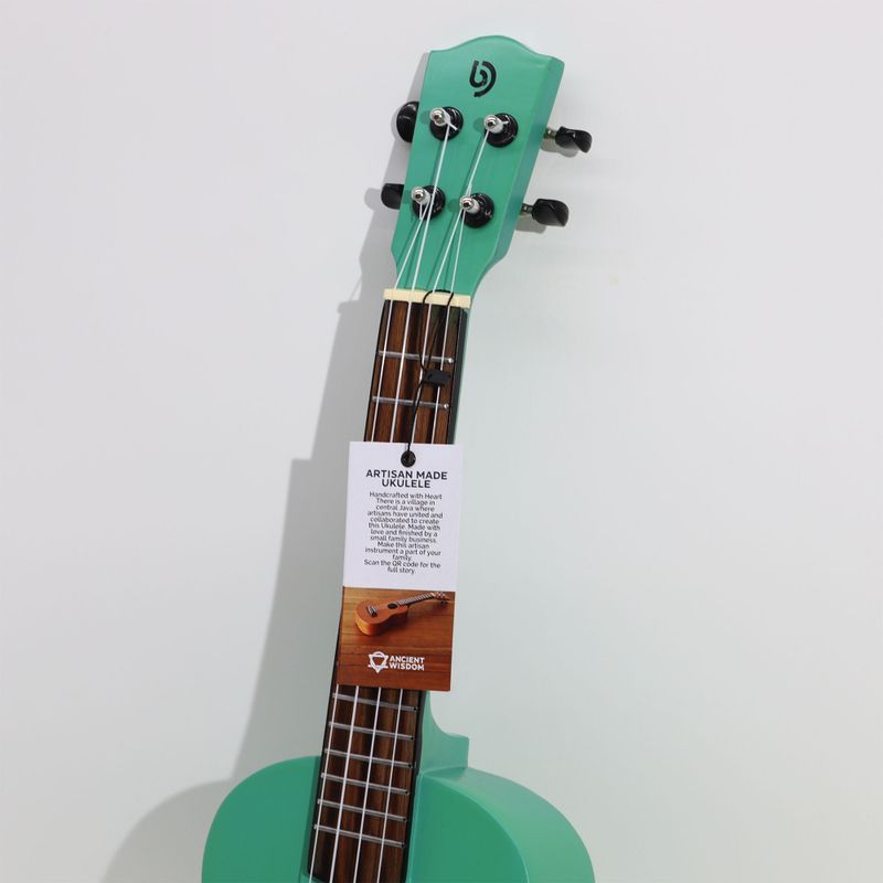 Artisan Made Ukulele - Natural Sunburst Finish (4 String)