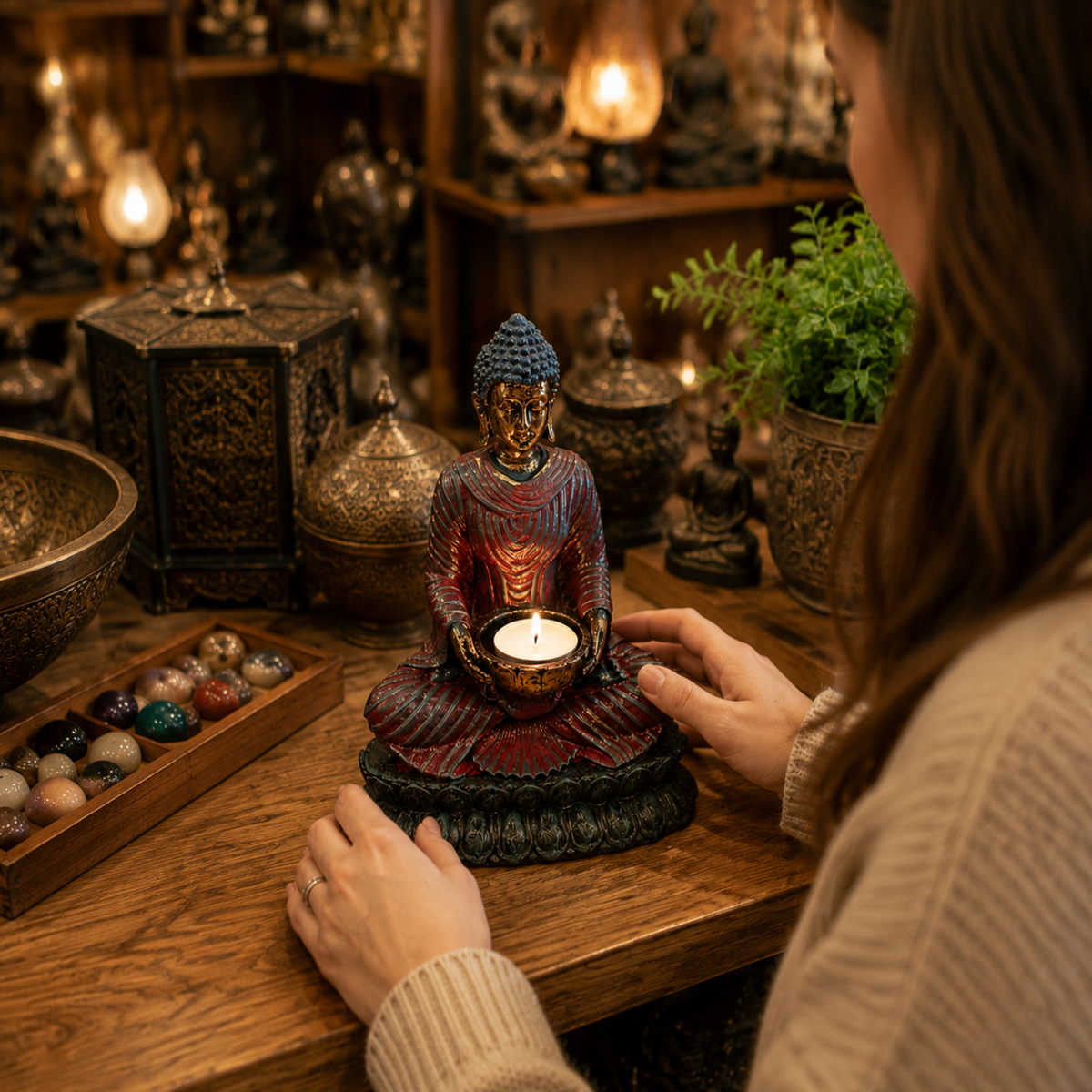 Antike Buddha