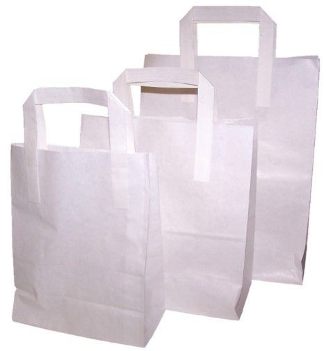 SOS White Carriers 7x10x9inch Sm (500)