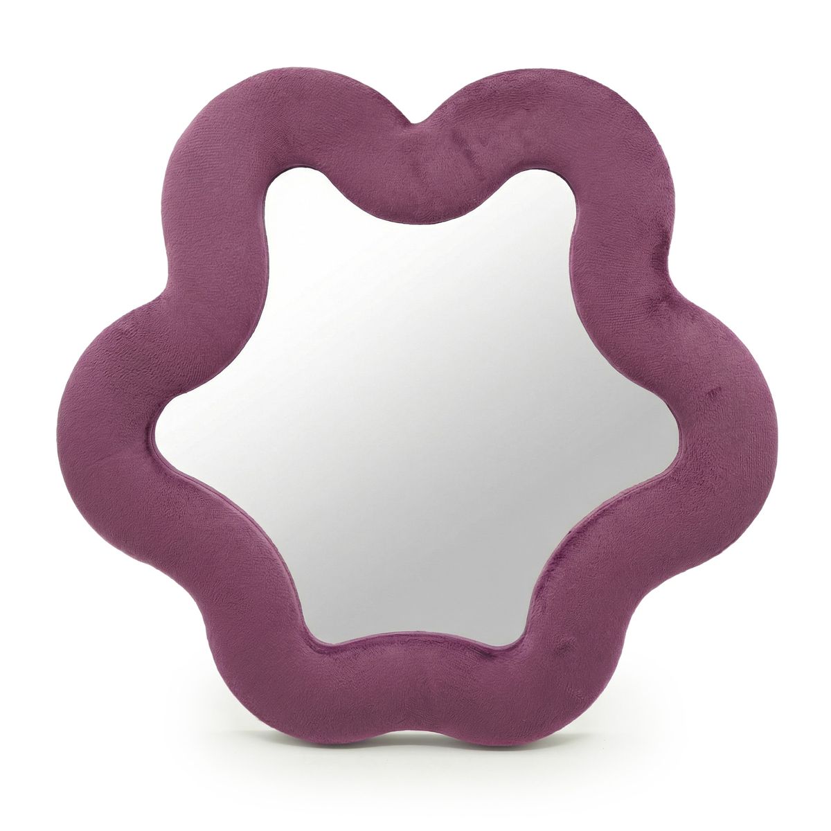 Espelho suave e ondulado – Estrela – malva (33 x 31 x 2,3 cm)