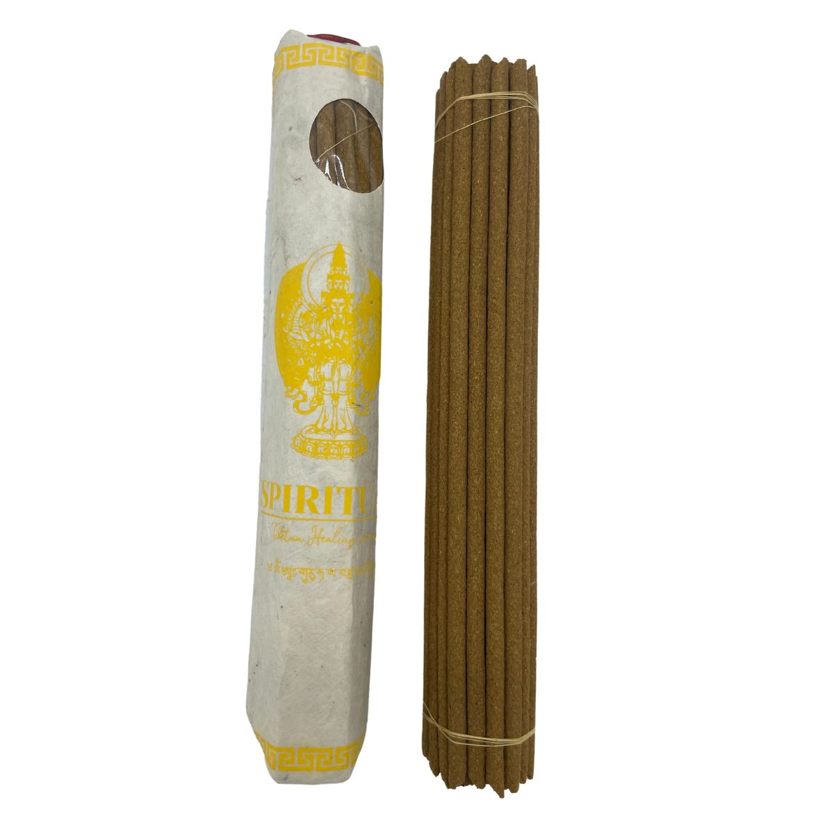 Pacote enrolado de 30 incensos tibetanos premium - Espiritual