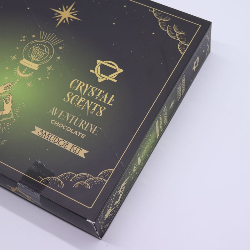Encens & Cristaux Aventurine - Coffret Chocolat