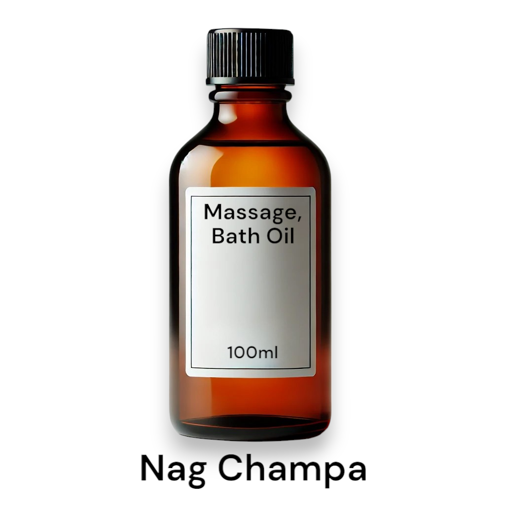 Nag Champa Ulje za Masažu - 100ml - Bez Etikete