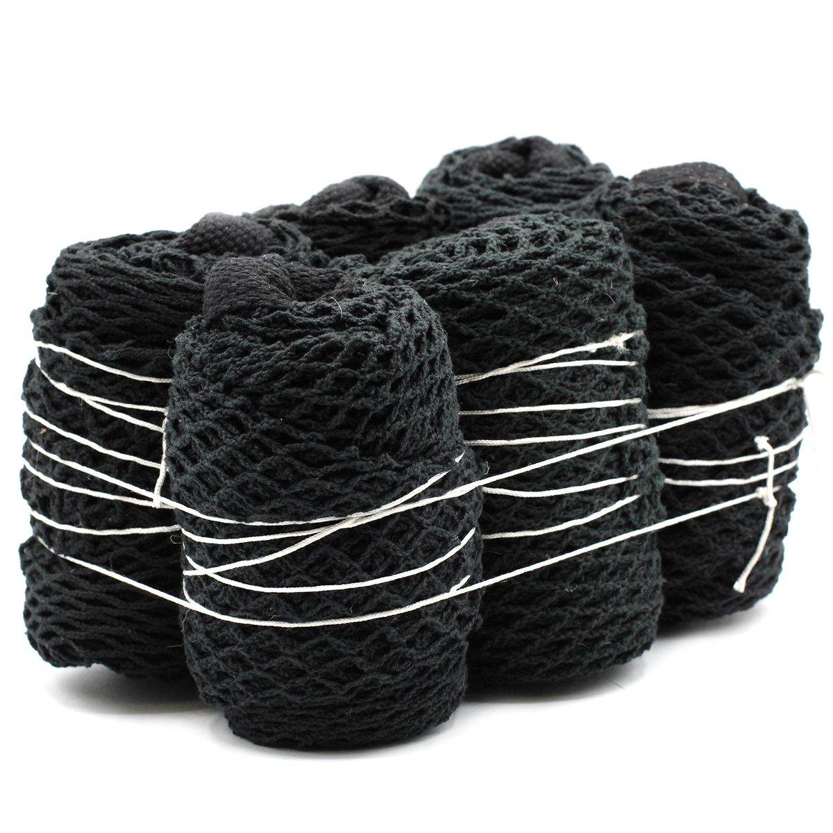 Saco de Malha de Algodão Puro - Preto