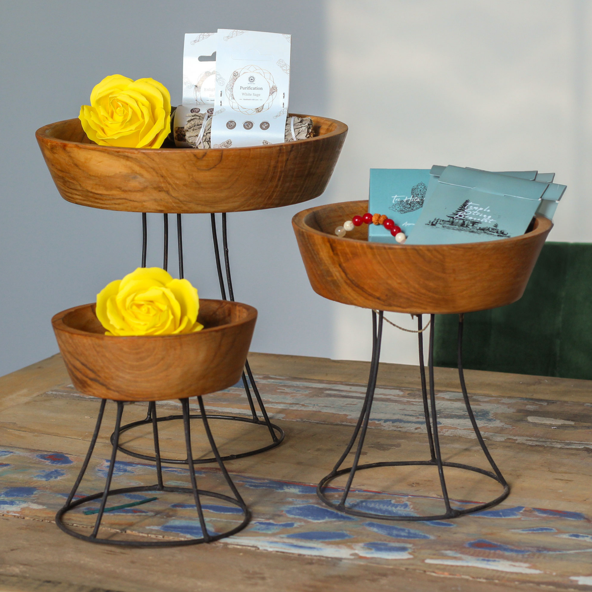 Teak Root Bowls