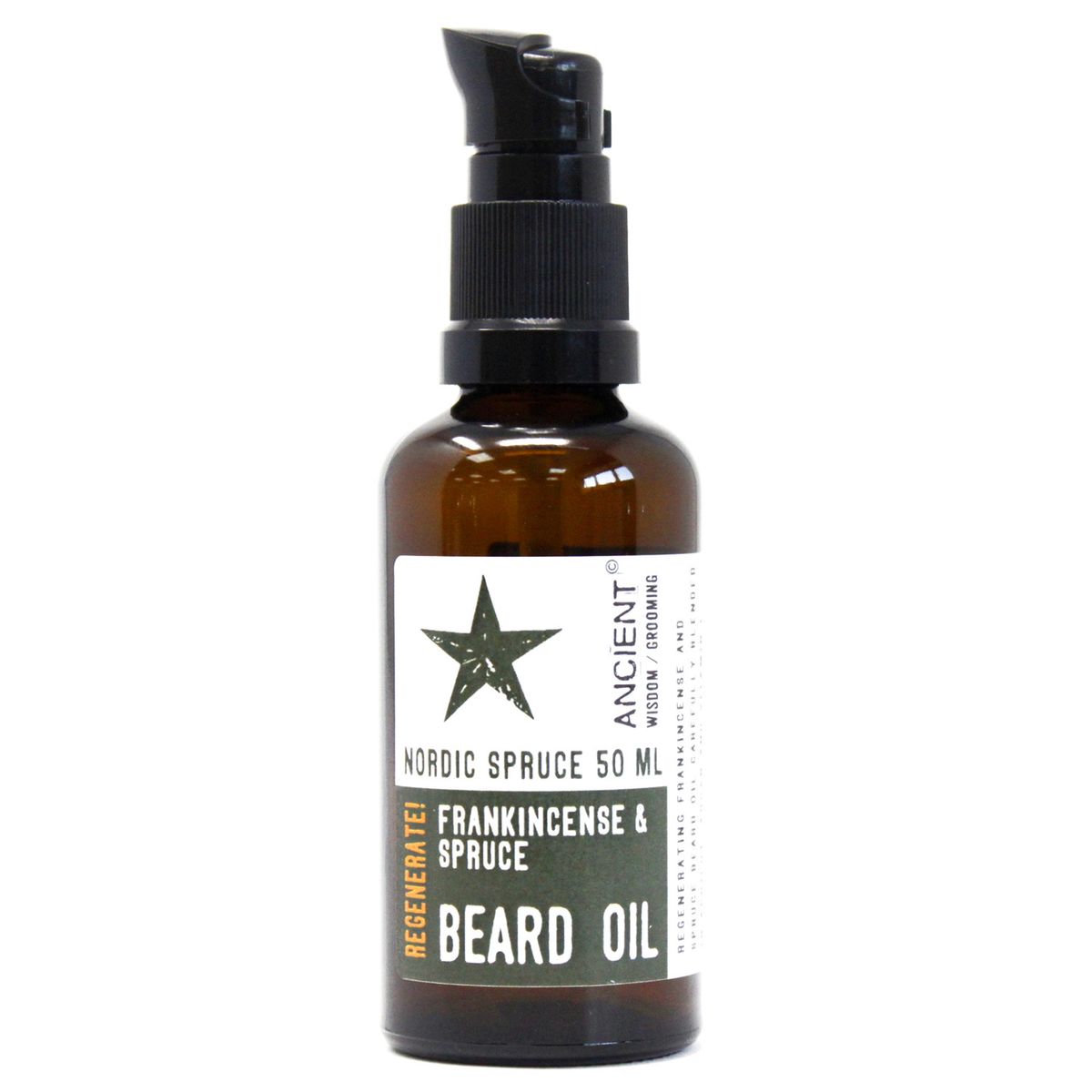 50 ml de óleo de barba - Abeto Nórdico - Regenera!