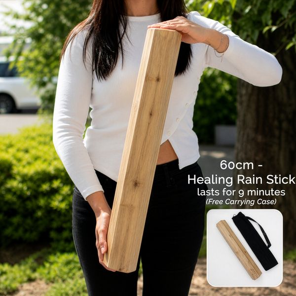 varilla de lluvia curativa de madera Manglid - 60 cm (9 minutos)