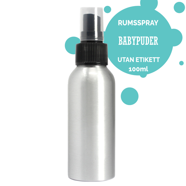 100ml Rumsspray - Babypuder - Utan Etikett