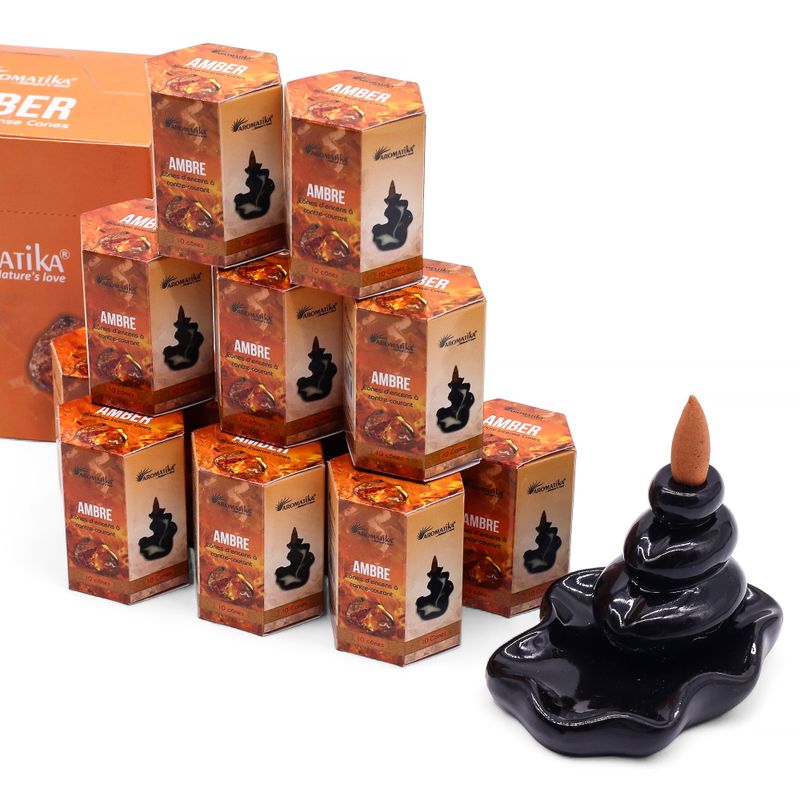 Paket od 10 Masala Mirisnih Čunjića - Jantar
