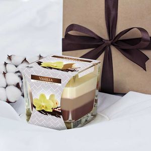 Velas de arcoíris en tarro al por mayor