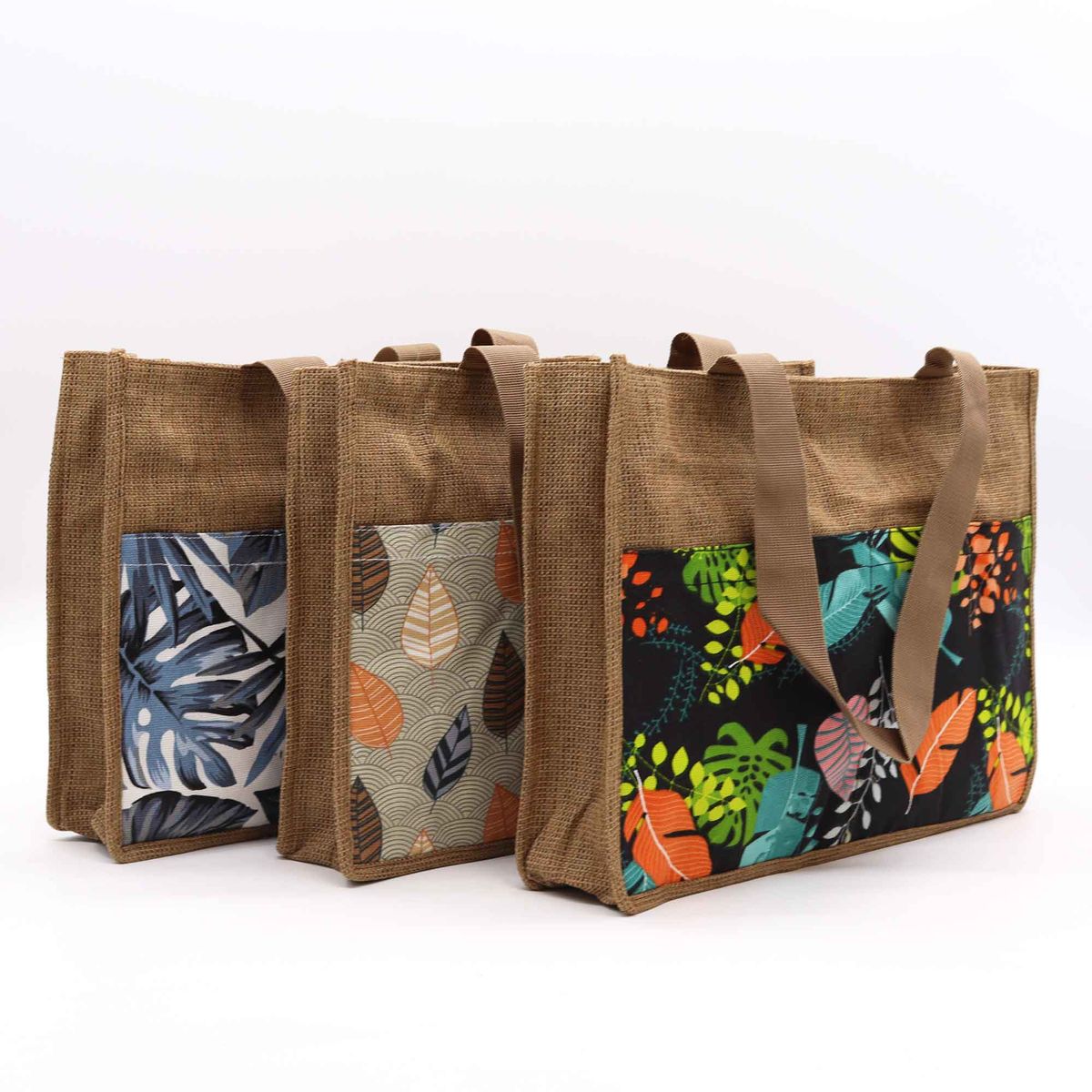 Saco de compras Tropical Market - (Aleatório) - 40x30x9 cm