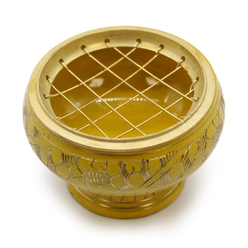 Grand brûleur à charbon pour encens Chakra – Plexus solaire