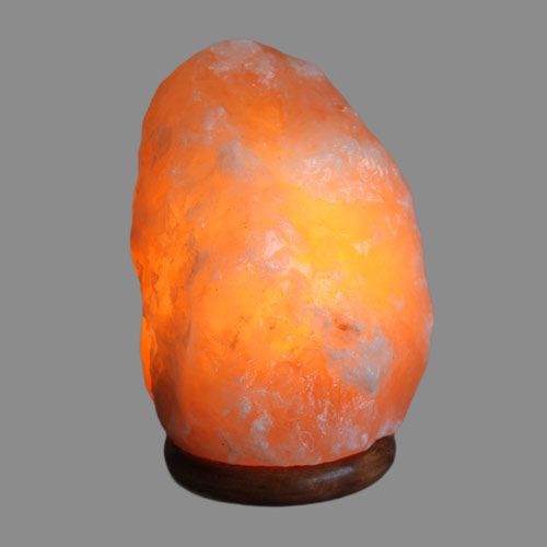 Himalayan Salt Lamp & Base - Apx 3-5kg - UK Cable