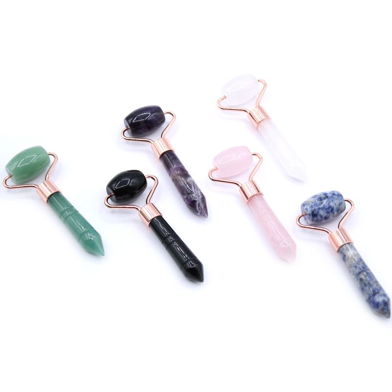 Mini Rouleau de Massage Visage - Jade