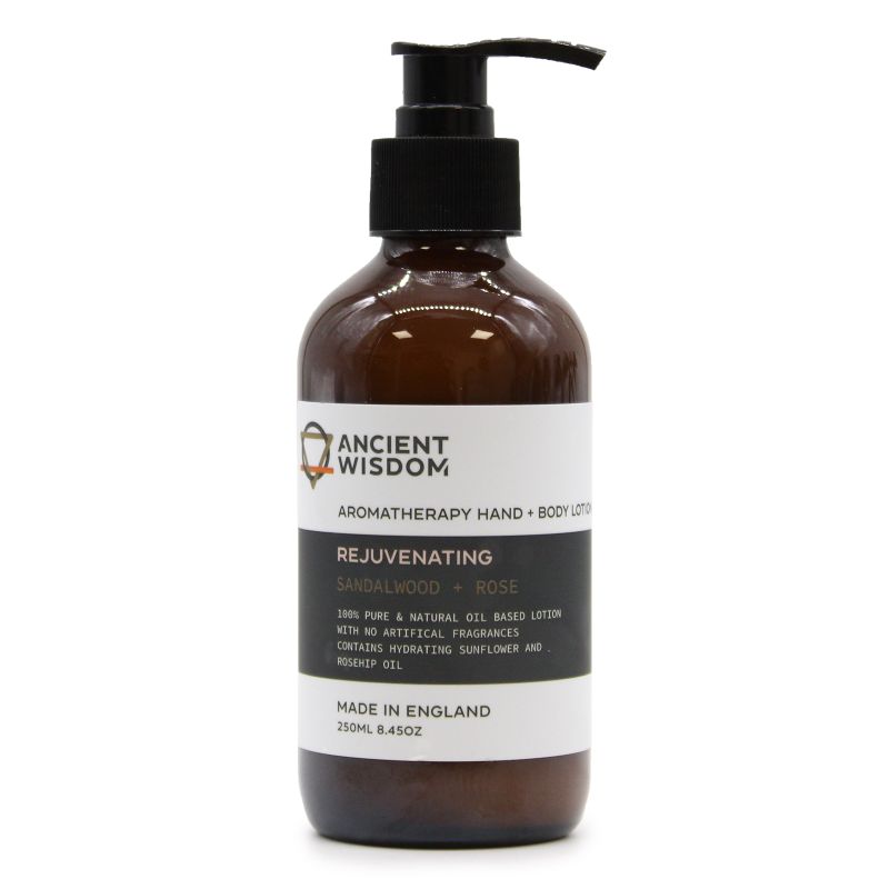Lotion Mains & Corps au Bois de Santal et à la Rose 250 ml
