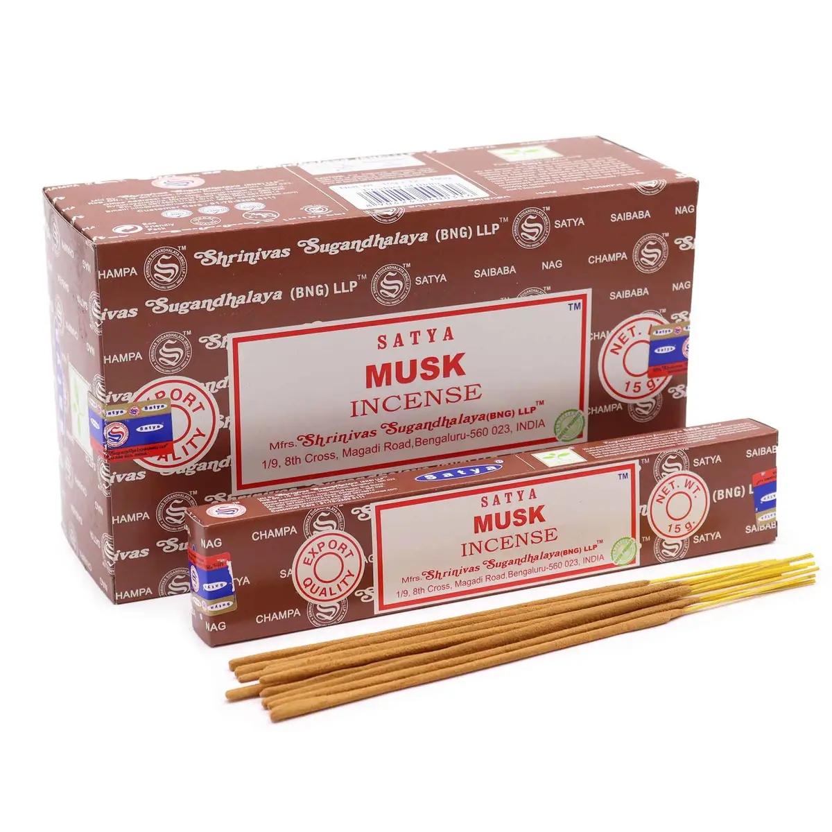 Satya Incense 15gm - Musk — Incense · GlowDuty apothecary