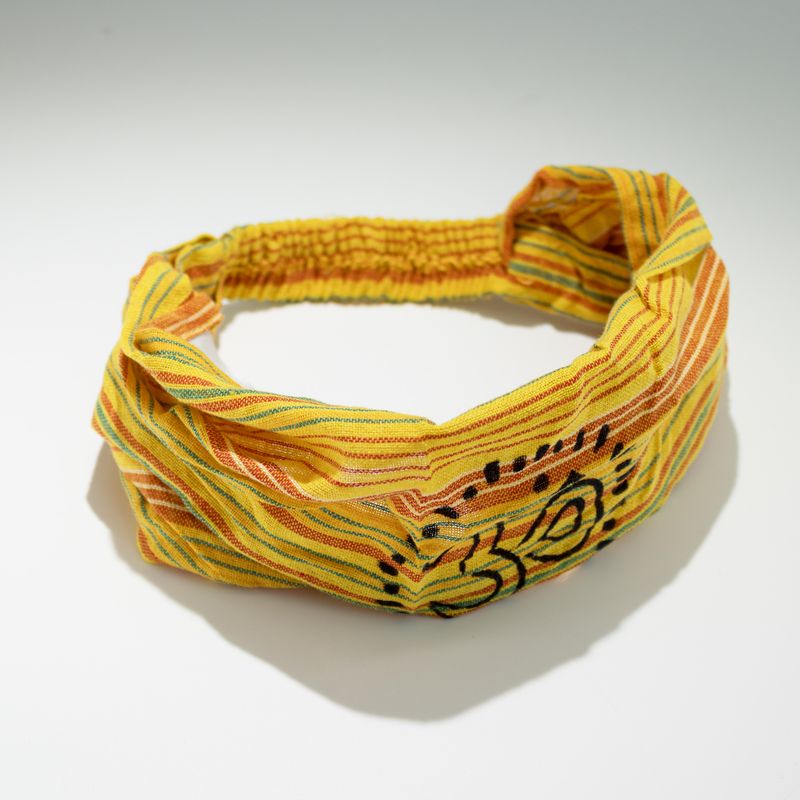 Nomad Sari - Hippy Headband - Blockprint Assorted Designs - (56x25cm) Free size