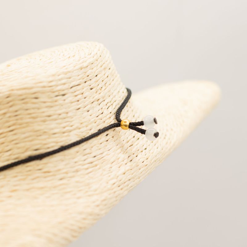Cord Necklace Gemstone Pendants - Howlite Teardrop