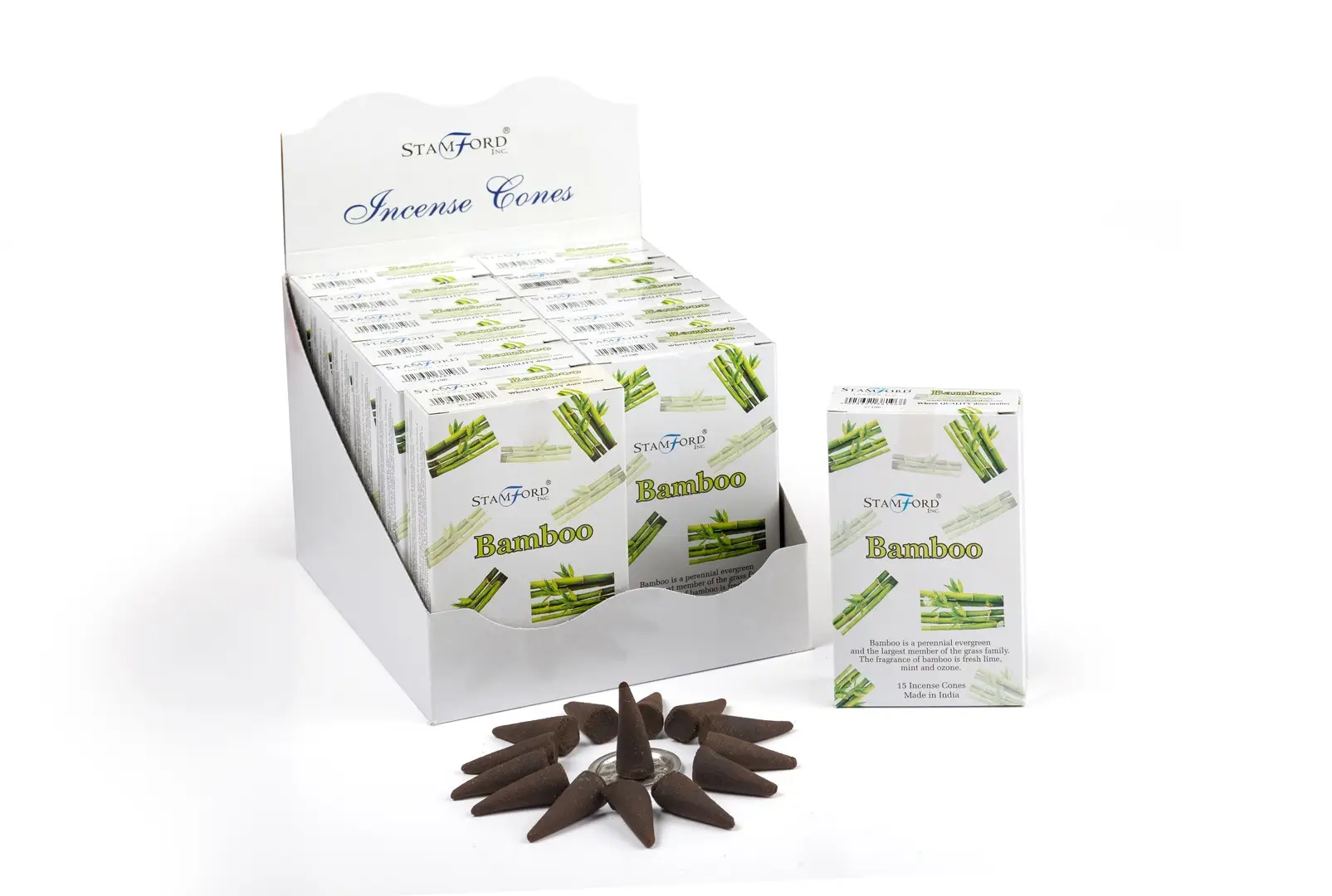 Bamboo Incense Cones — Incense · GlowDuty apothecary
