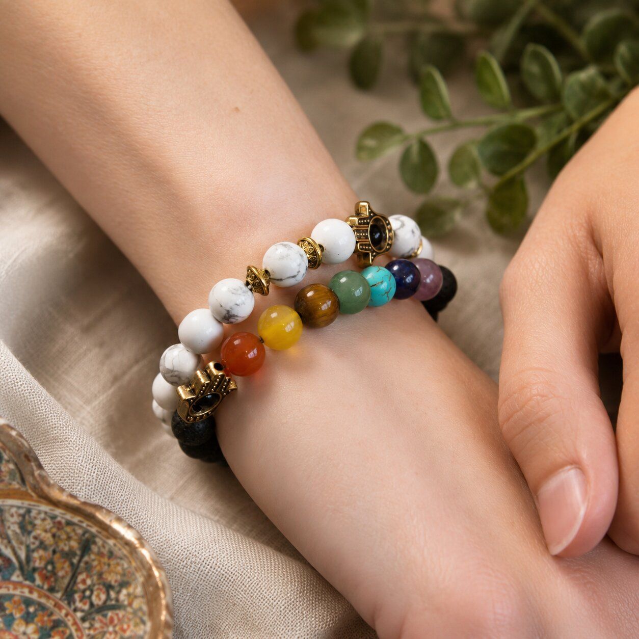 Браслети з самоцвітів у стилі Boho Bling
