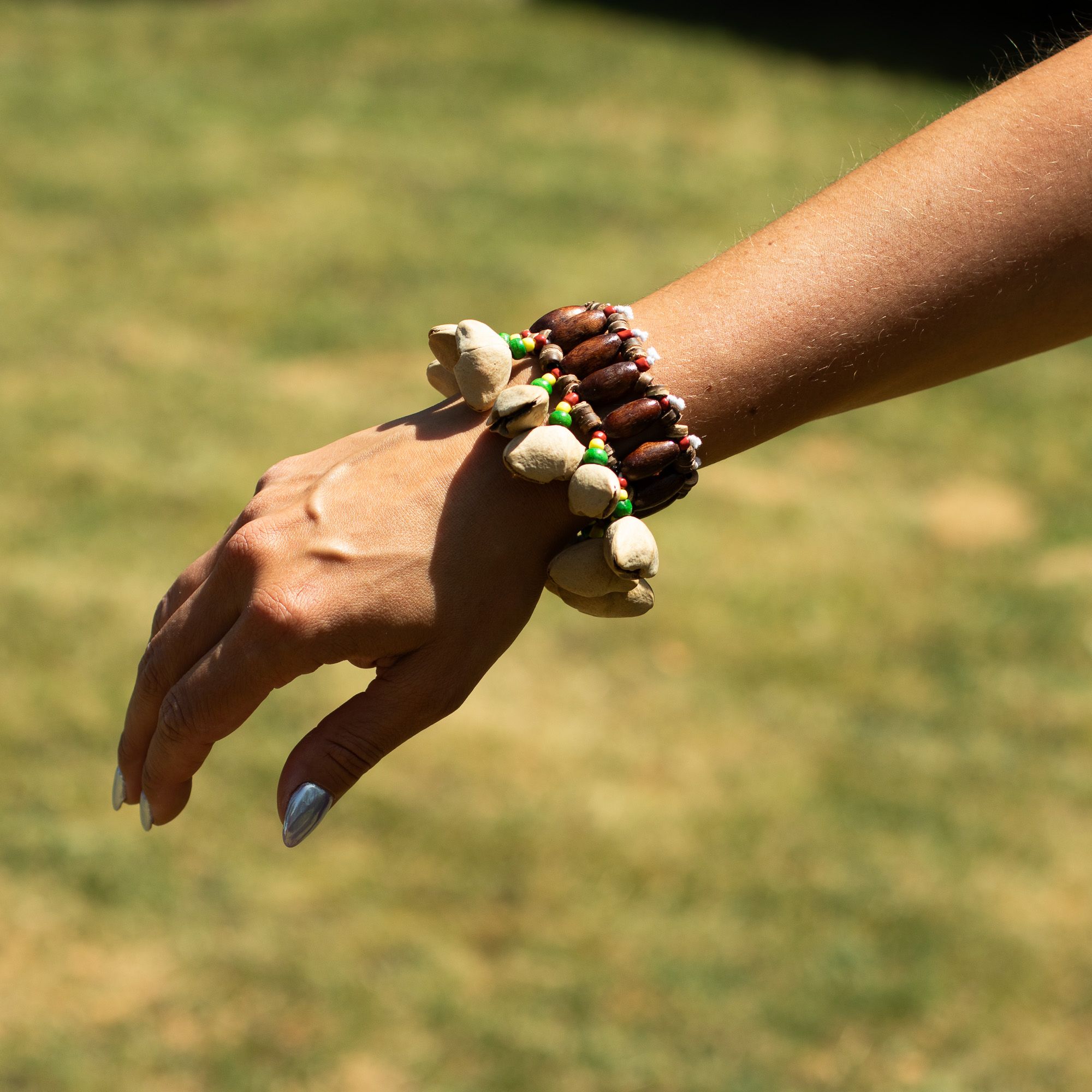 Kenari Shell Hand Shaker - Rattle Bracelet (15 Pieces)