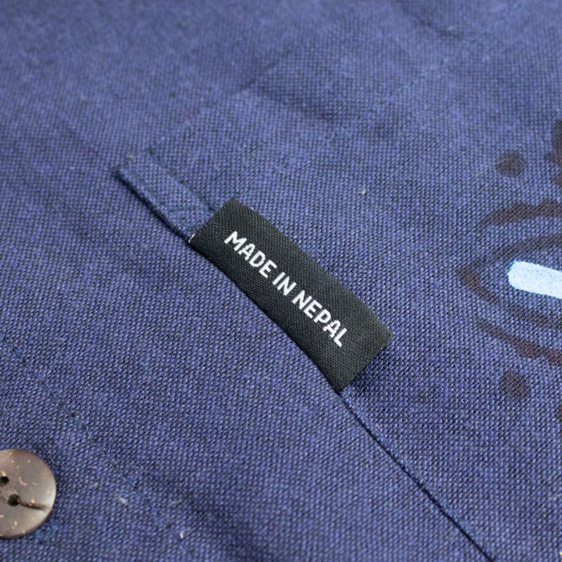 Nomad Sari Kathmandu Camisa - Índigo - Mediano