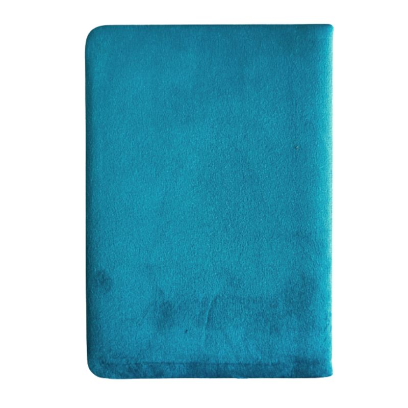 Light Blue Velvet Note Book - 80 pages - Embrace the Journey