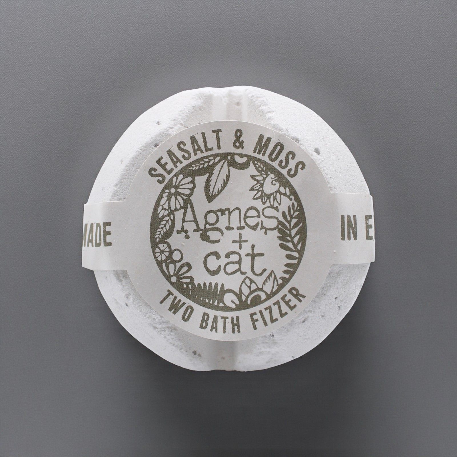 Agnes + Cat Bath Fizzer - Seasalt and Moss