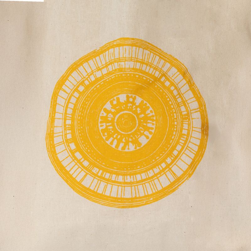 Iconic Mini Gift Tote Bag - Urban Mandala (4 assorted colours) - (25x20cm) - Natural 4oz