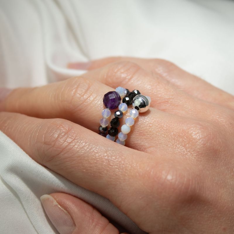 Ring Sets Nymph Spirit Gemstone - Full Moon