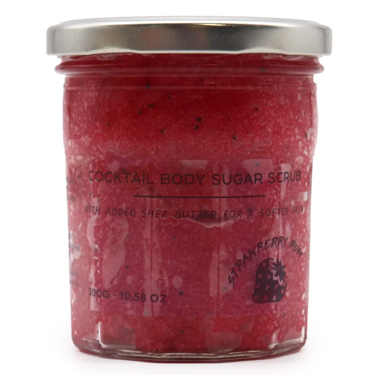 Fragranced Sugar Body Scrub - Strawberry Rum 300g — Body · GlowDuty apothecary