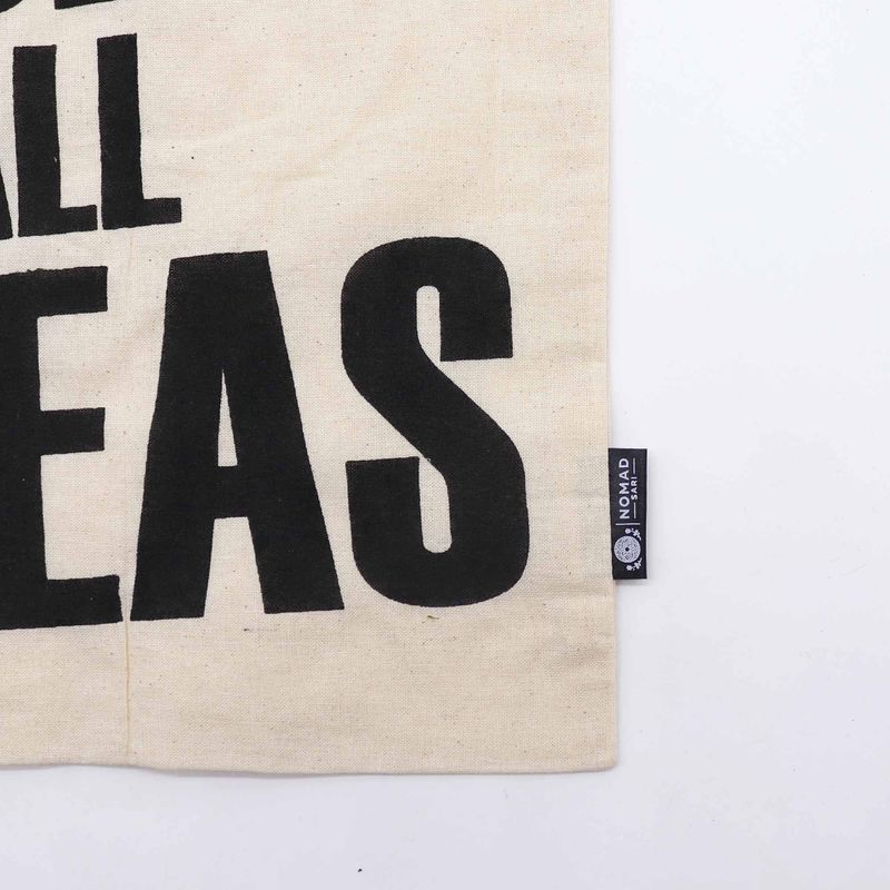 Iconic Basic Tote Bag - ACCESS ALL AREA - (40x36cm) - Natural 4oz