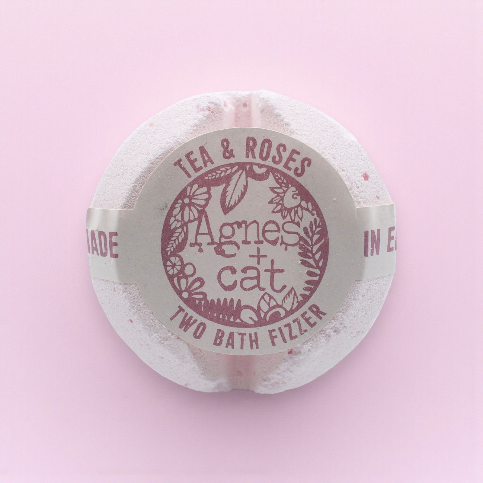 Bomba de baño Agnes + Cat - Té y Rosas