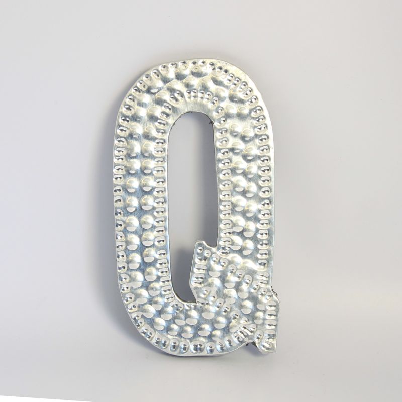 Petites Lettres en Aluminium - Q
