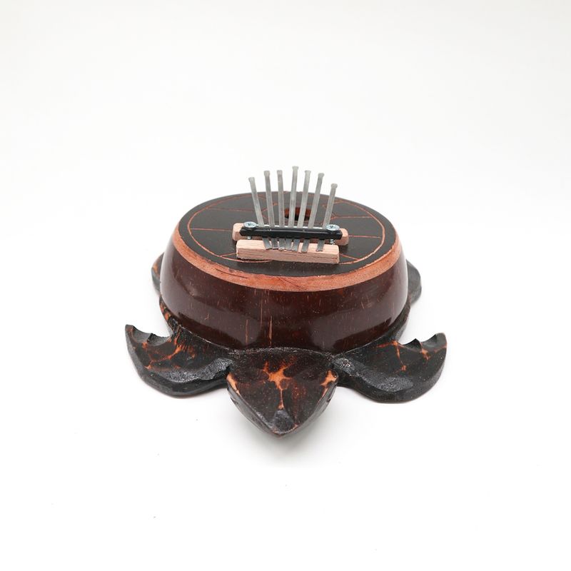 Kalimba Tortue Antique Noix de Coco