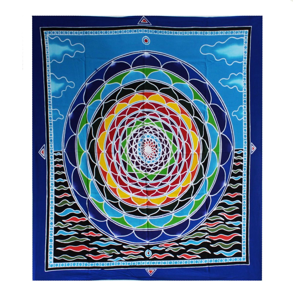 Mandala nas nuvens 106 cm x 93 cm
