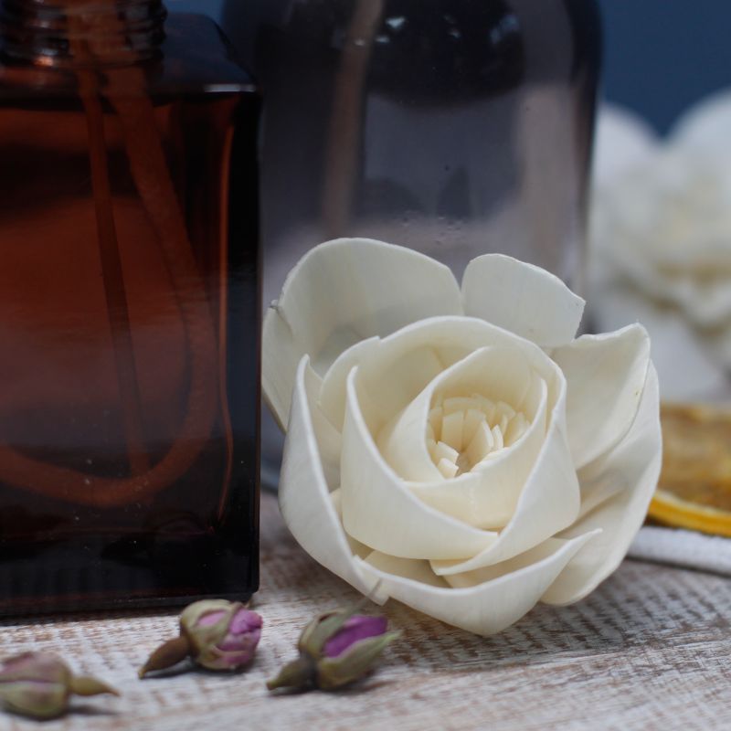 Diffuseurs Naturels Fleurs - Gd Rose Corde