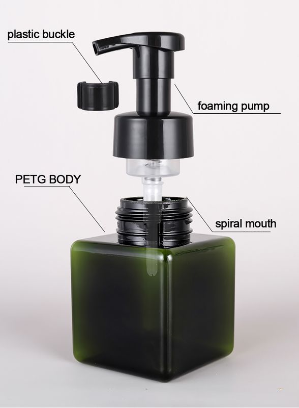 Flacon Distributeur de Mousse Réutilisable Cubique - 250 ml