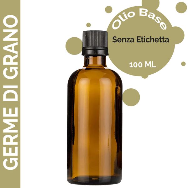 Olio Base di Germe Di Grano 100 Ml - Senza Etichetta