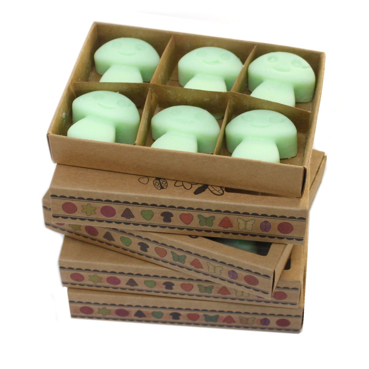 Caixa de 6 velas de soja - Alcaçuz