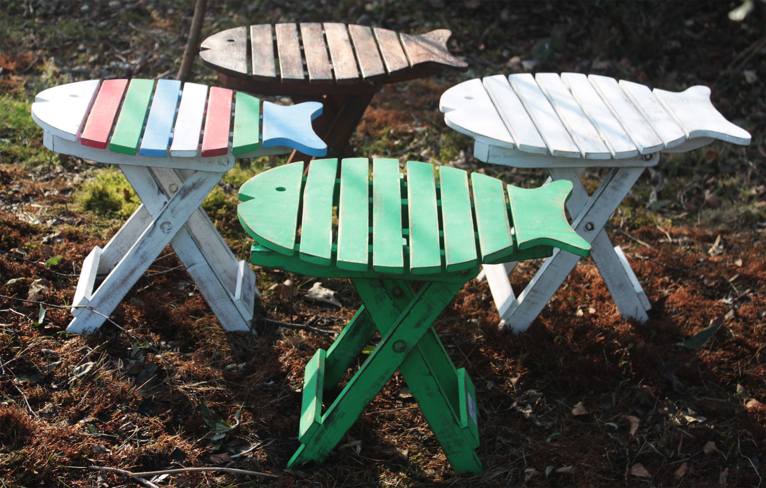 Wooden Folding Fish Chairs
