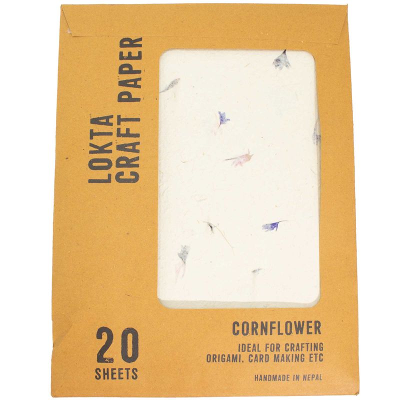 Papel Artesanal Lokta A4 (Pack 20 Folhas) - Centáurea