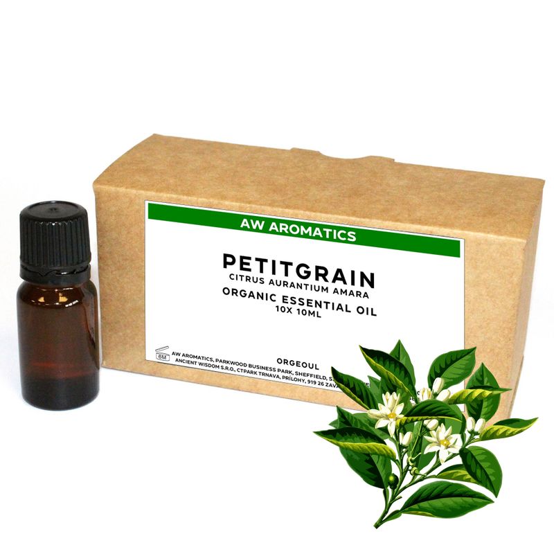 Huile Essentielle Bio Petitgrain 10 ml - Sans étiquette
