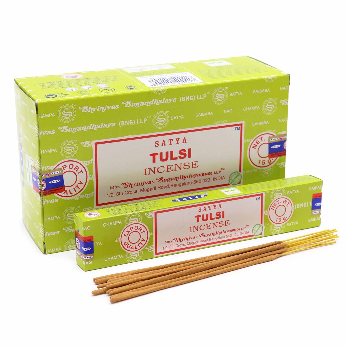 Bastões de incenso Satya 15 g - Tulsi