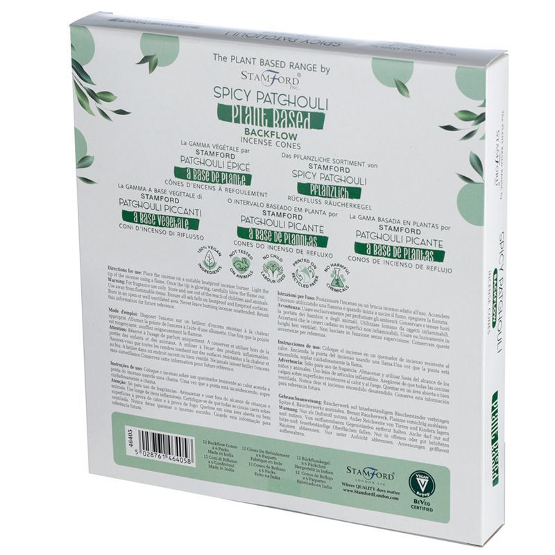 Cônes d'Encens Percés à Base de Plantes - Patchouli Epicé