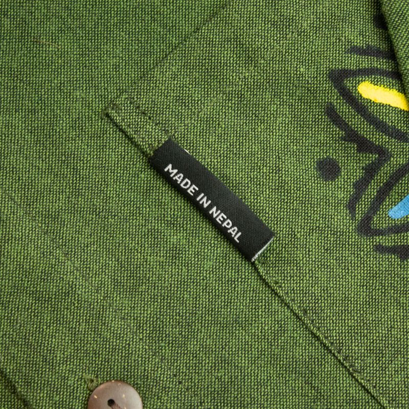 Nomad Sari Kathmandu Shirt - Forest Green - XXL