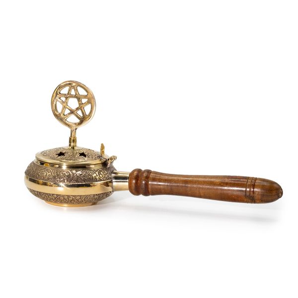 Incensário com Cabo de Madeira - Pentagrama