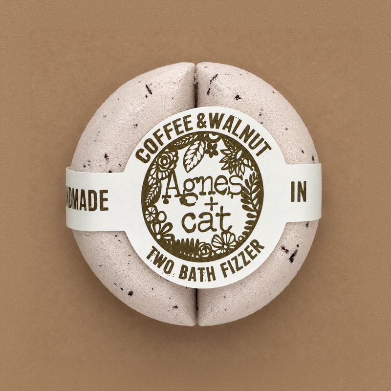 Bath Fizzer - Coffee and Walnut